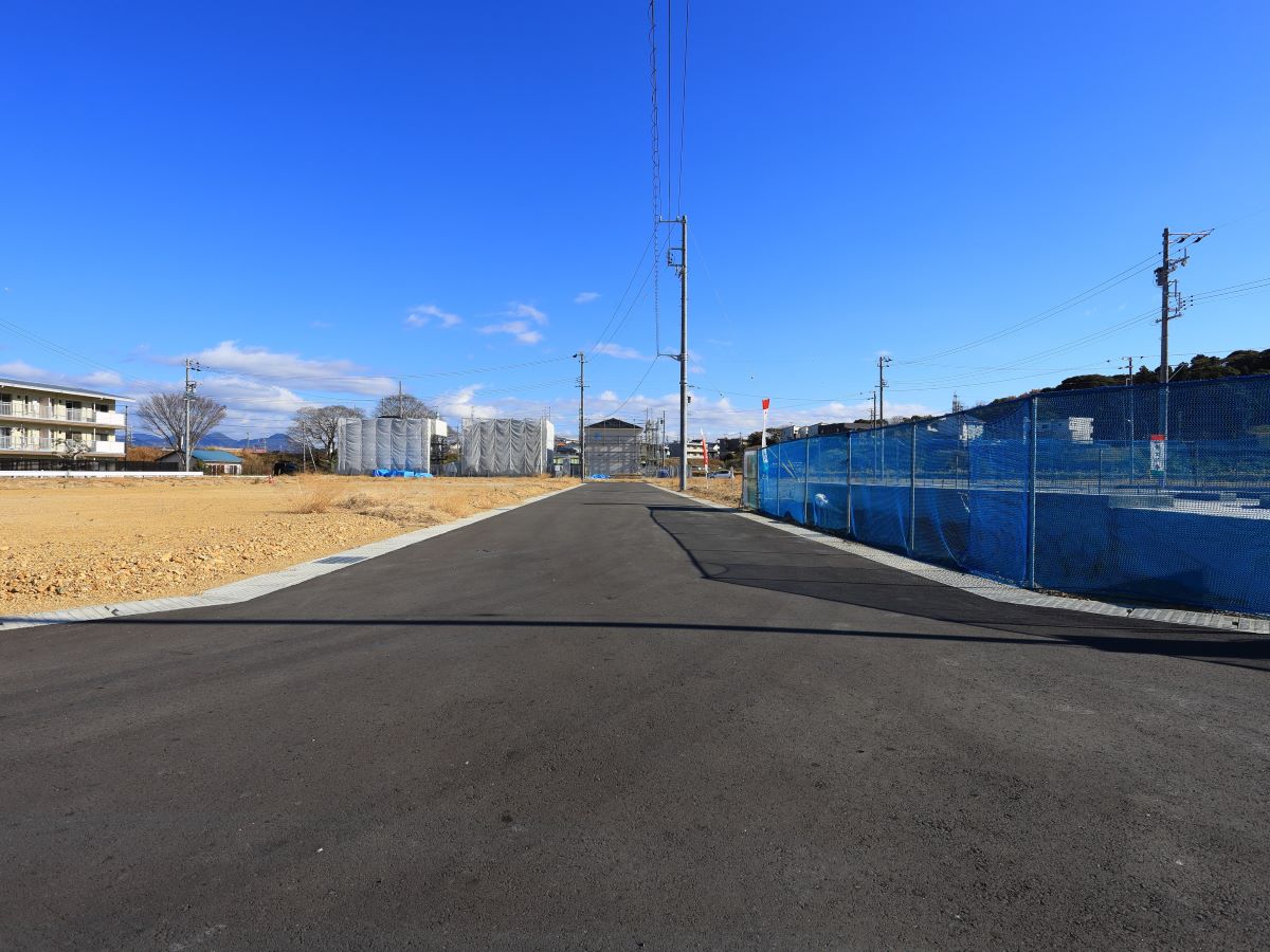 区画21　前面道路です。　