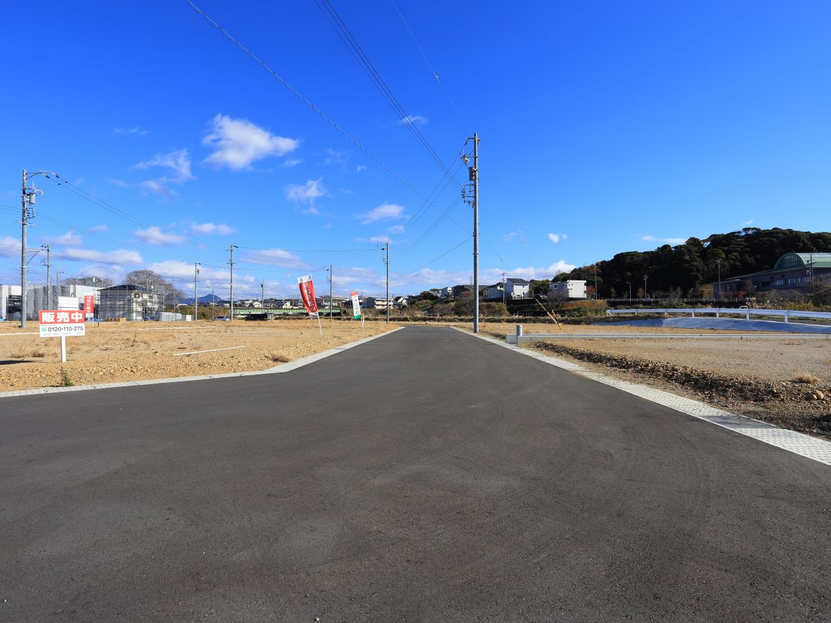 区画34・35　前面道路です。　