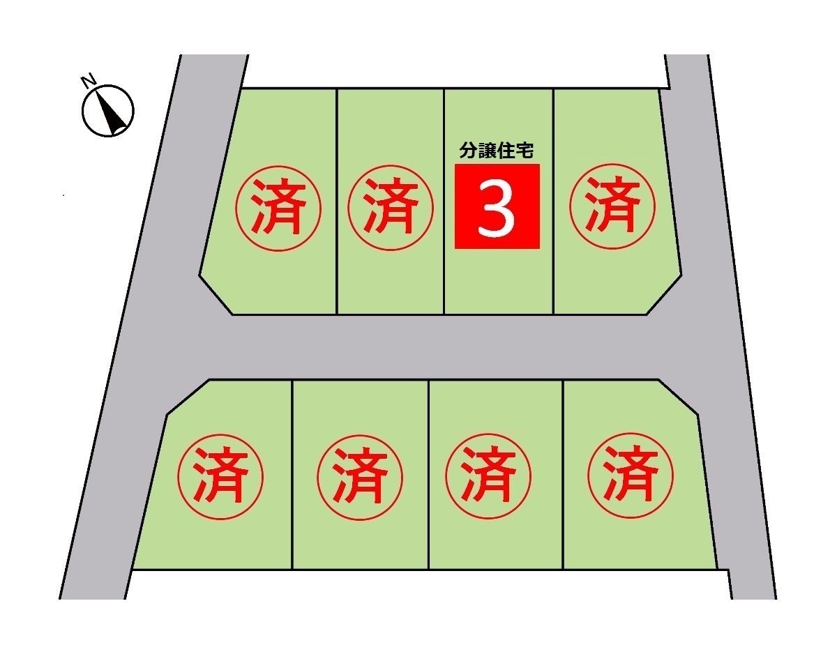 伊勢市小俣町本町　一条タウン 戸建 区画図