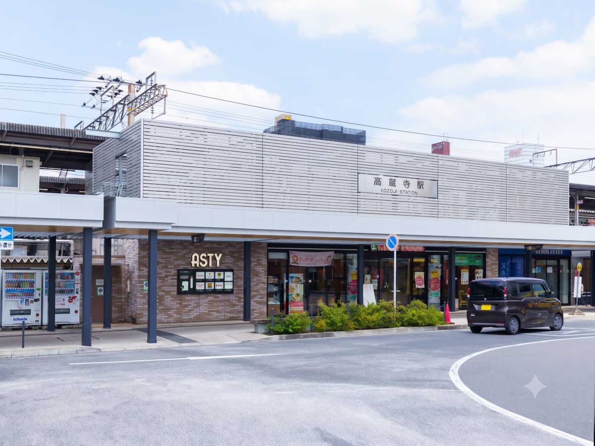 JR「高蔵寺」駅まで約1.8km（徒歩23分）　JR中央本線と愛知環状鉄道の接続点であり、交通の要所です。JR中央本線の始発駅となる時間帯もあり、名古屋駅まで快速で約31分で通勤・通学も快適に利用できます。駅周辺には商業施設も充実しています。(串カツ田中 高蔵寺店まで駅から約120m)
