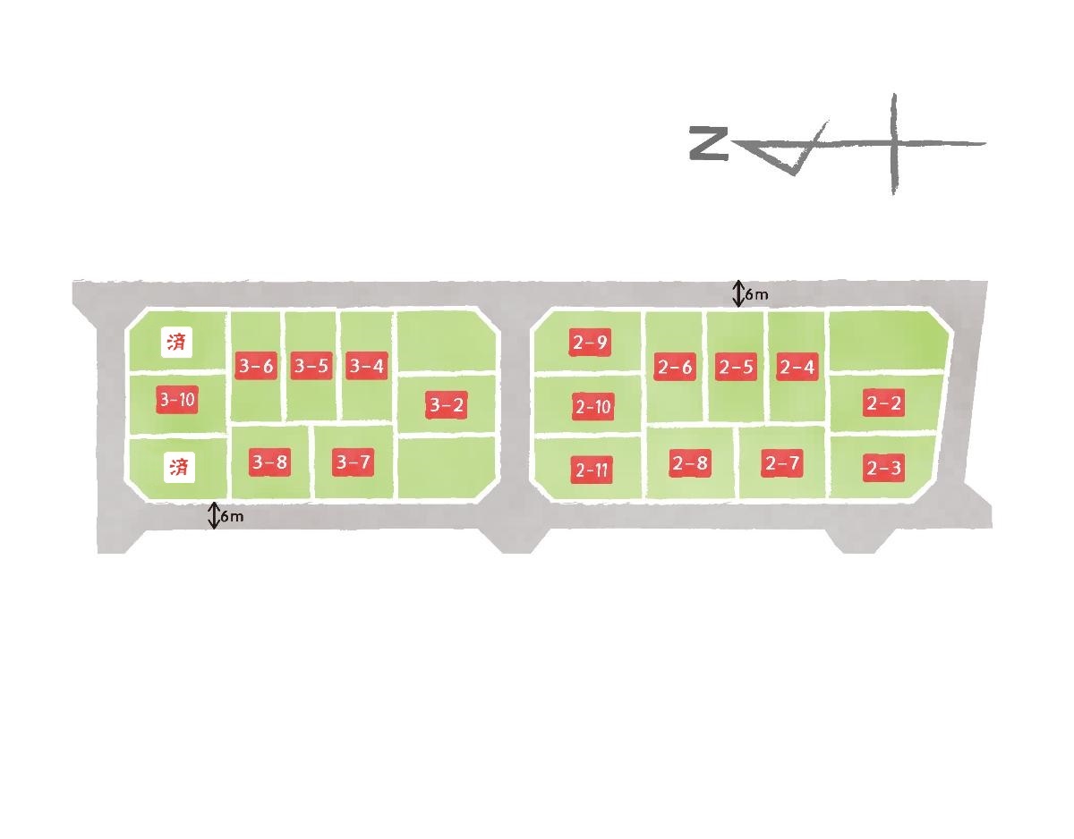 全19区画の分譲地です！新しいコミュニティが広がる場で、新生活を始めませんか？　
