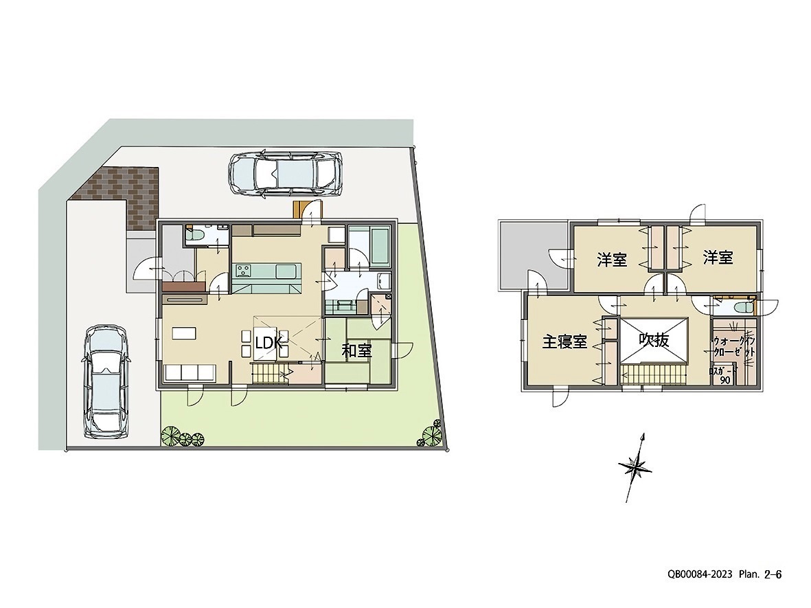 イイコトテラス平田４丁目 戸建 区画番号No.1 間取り図