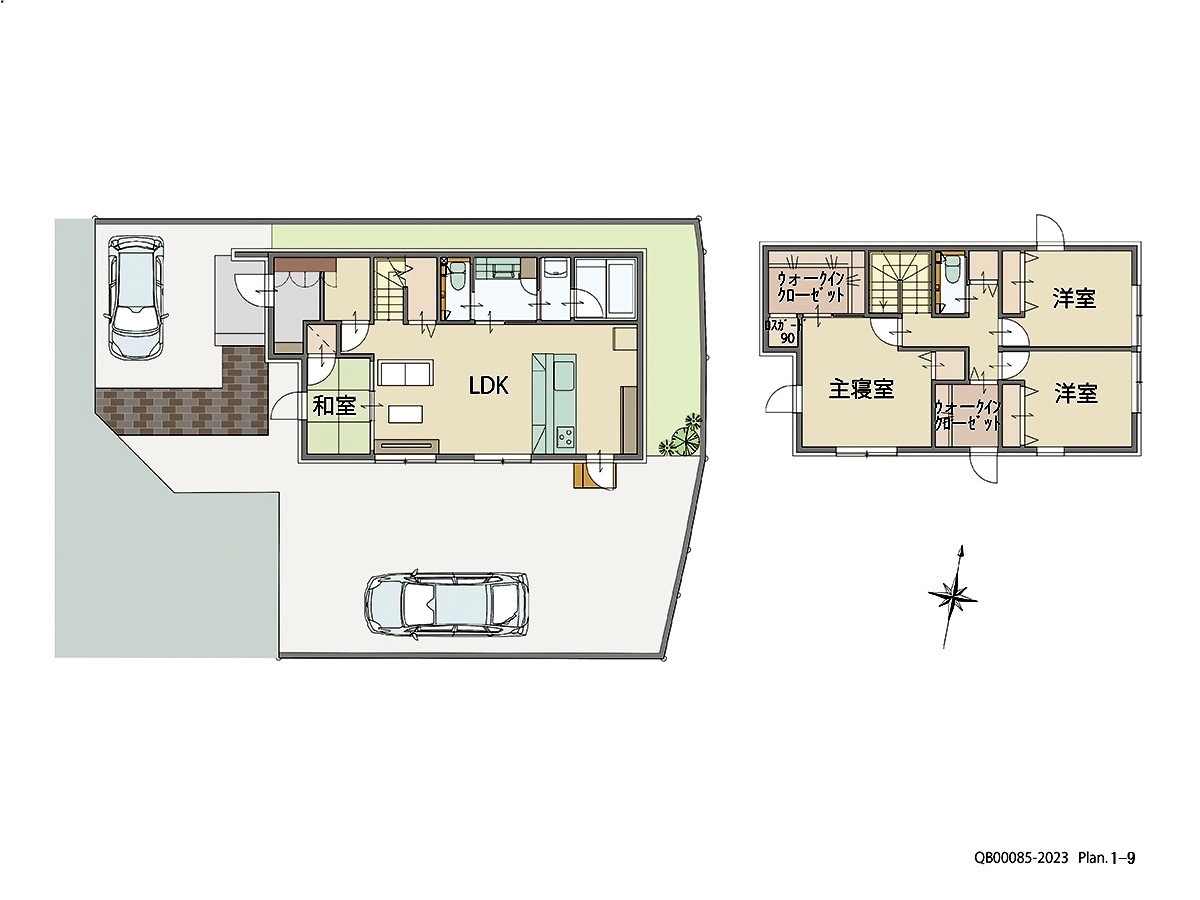 イイコトテラス平田４丁目 戸建 区画番号No.3 間取り図