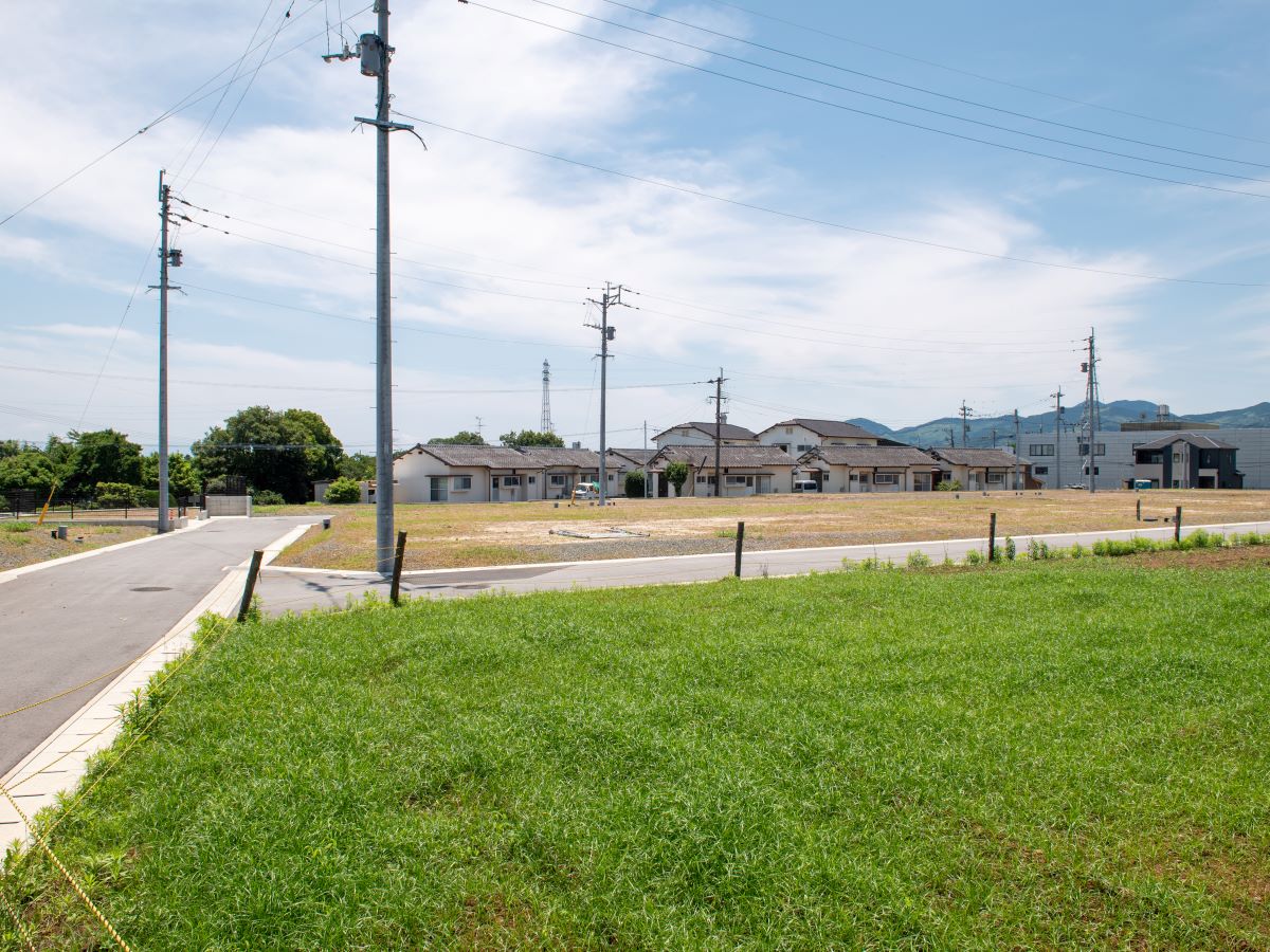 区画9付近から撮影した分譲地全体の様子です！　
