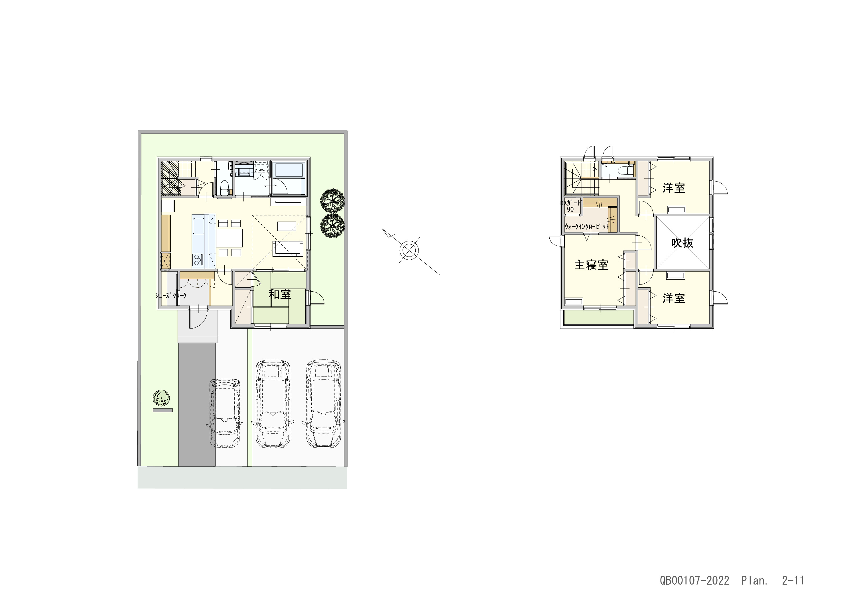 イイコトテラス福山市山手町Ⅳ期 戸建 区画番号No.13 間取り図