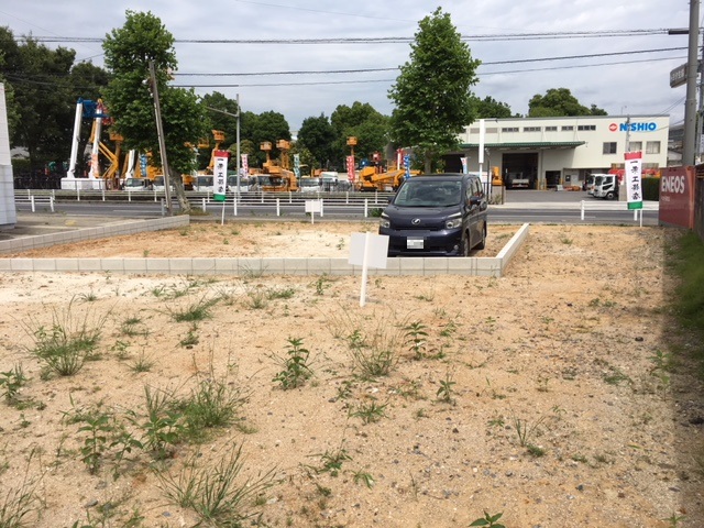 豊田市深田町 土地 敷地奥より　