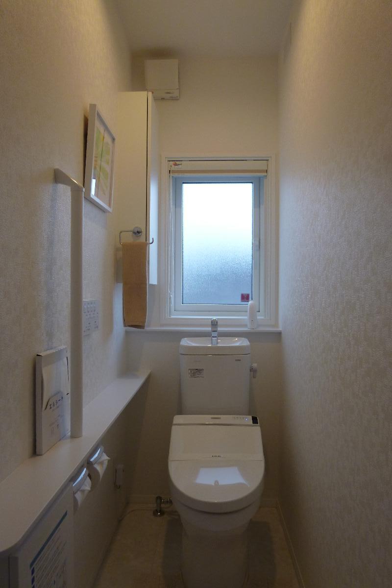 会津若松市館脇町 モデルハウス 区画番号No.２ ２階にもトイレがあります。