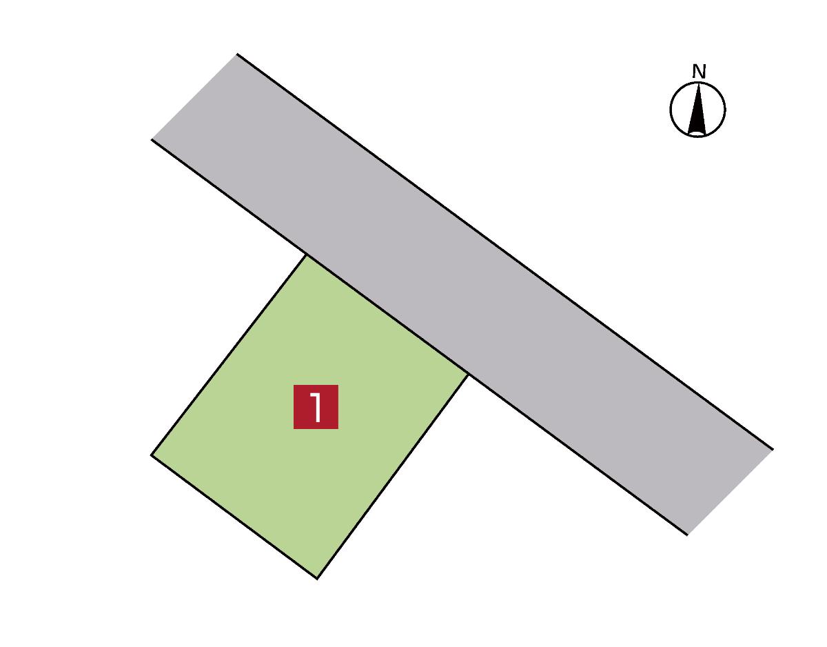 釧路市昭和中央エコハウス隣地 モデルハウス 区画図