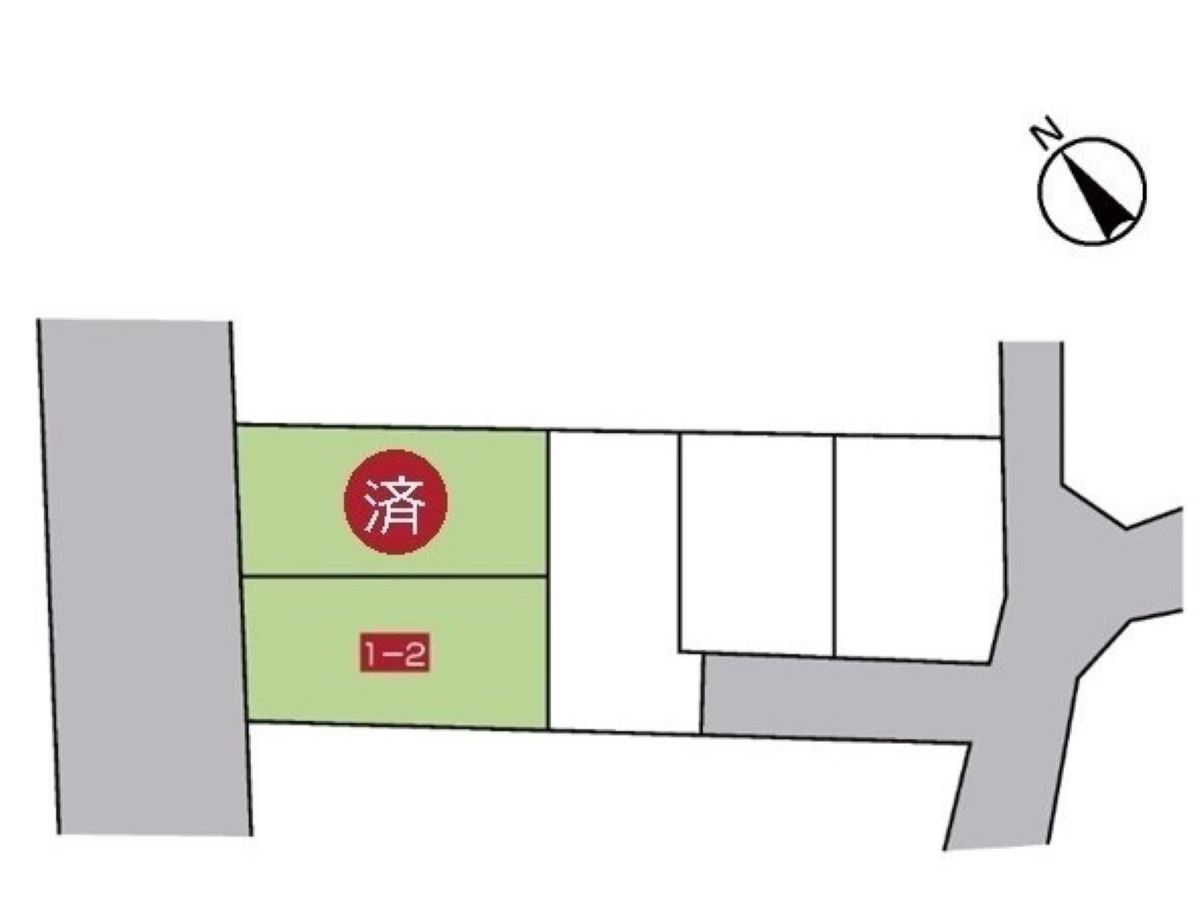 平岡町一色西に2か所分譲地があります！　