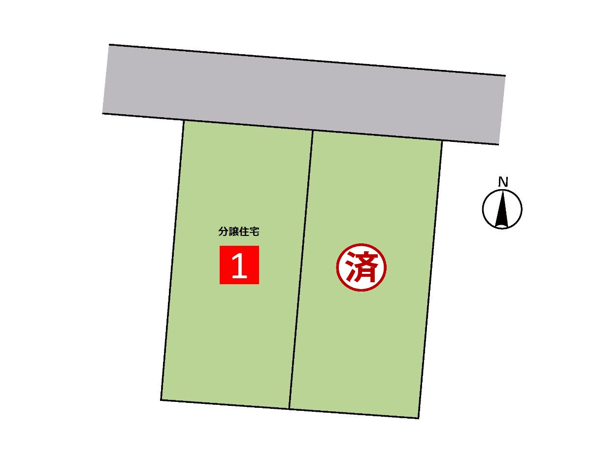 岡崎市蓑川町寺辺 戸建 区画図　