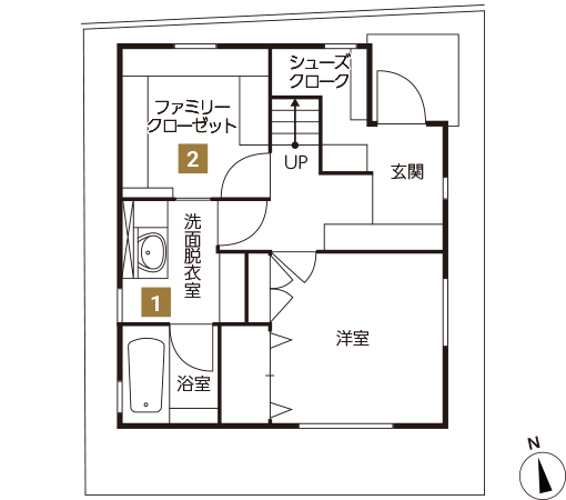 1F間取り