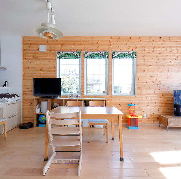 北欧テイストを取り入れた、暮らしやすい家。