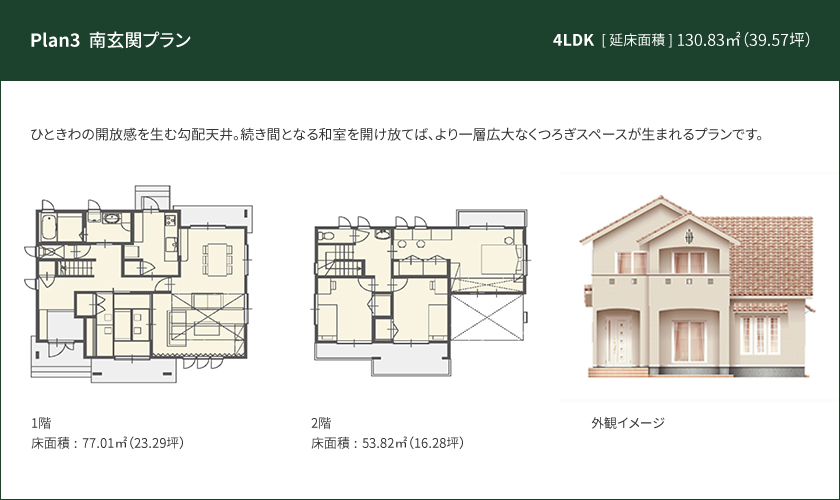 Plan 3：南玄関プラン