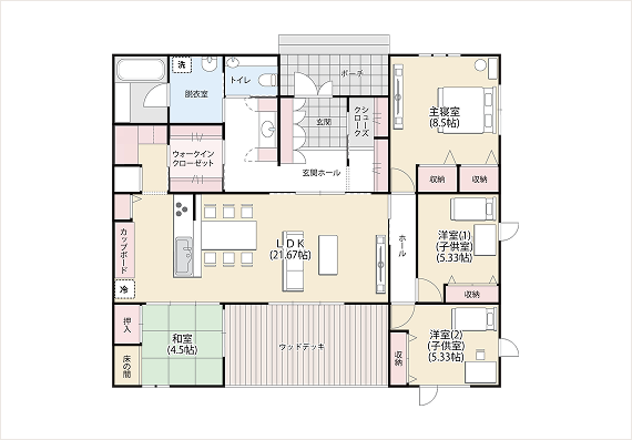 平屋プラン①サムネイル