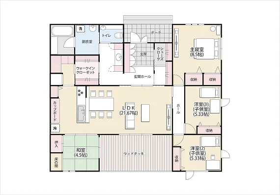 平屋プラン①サムネイル