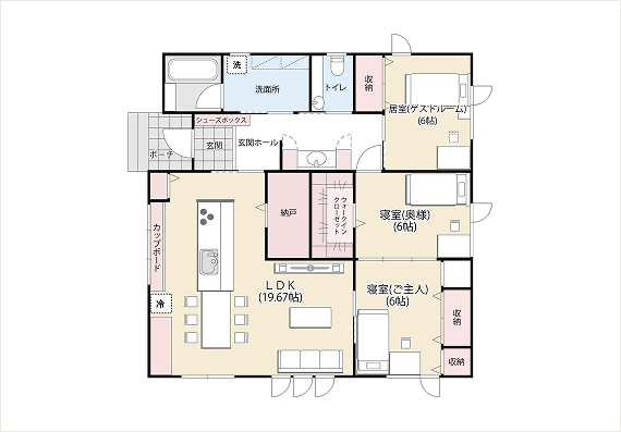 平屋プラン④サムネイル