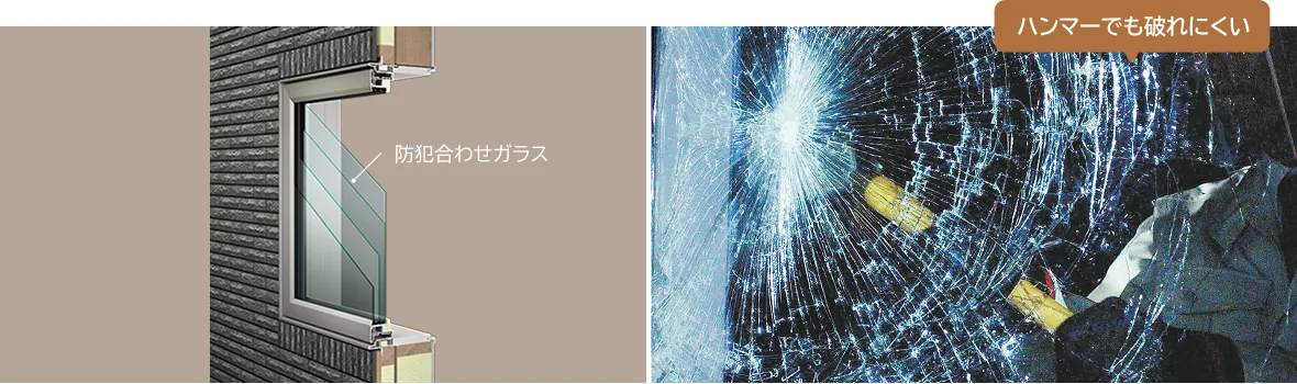 防犯ツインLow-Eトリプル樹脂サッシ
