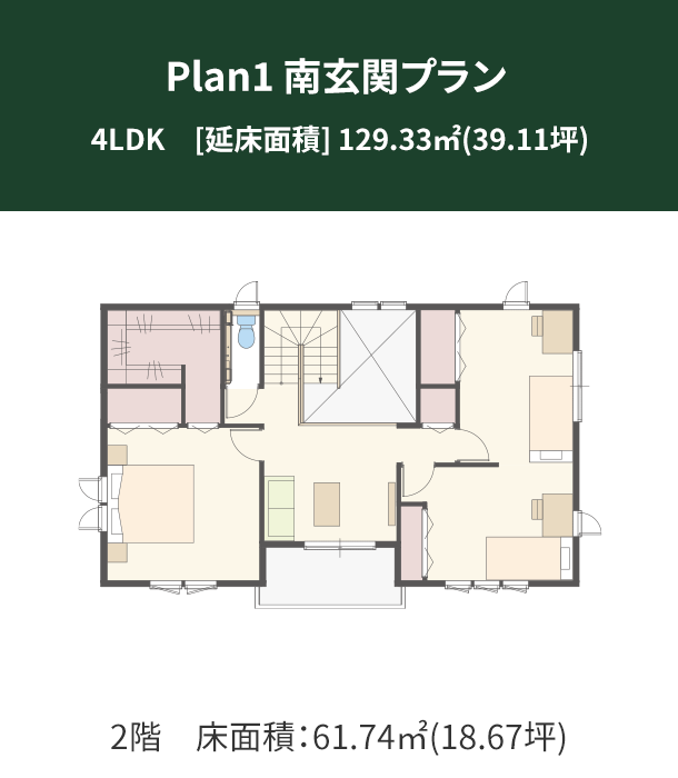 Plan 1：南玄関プラン