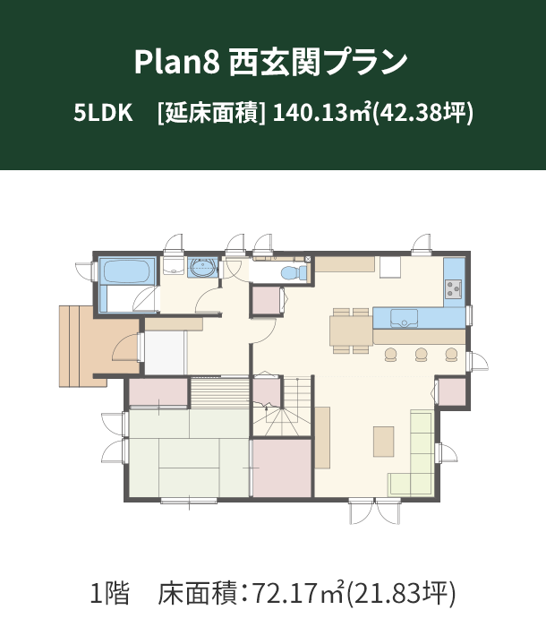 Plan 8：西玄関プラン