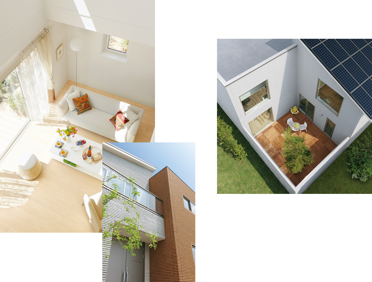 新しい時代を生きるひとのための、新しいコンセプト住宅です。イメージ01