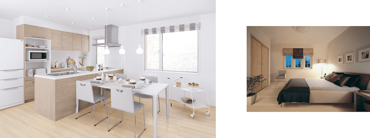 青空の下、心まで晴れやかになる。家族の笑顔が、暮らしをやさしく彩っていく。イメージ02