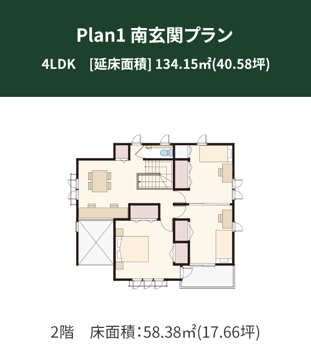 Plan 1：南玄関プラン