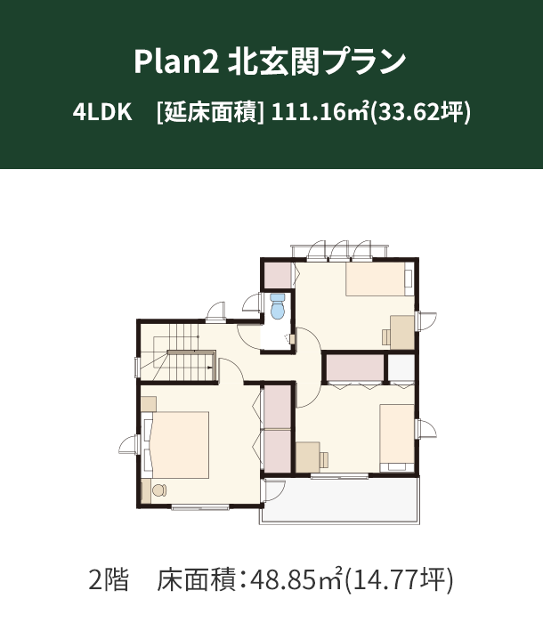 Plan 2：北玄関プラン