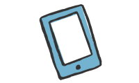 スマホのイラスト