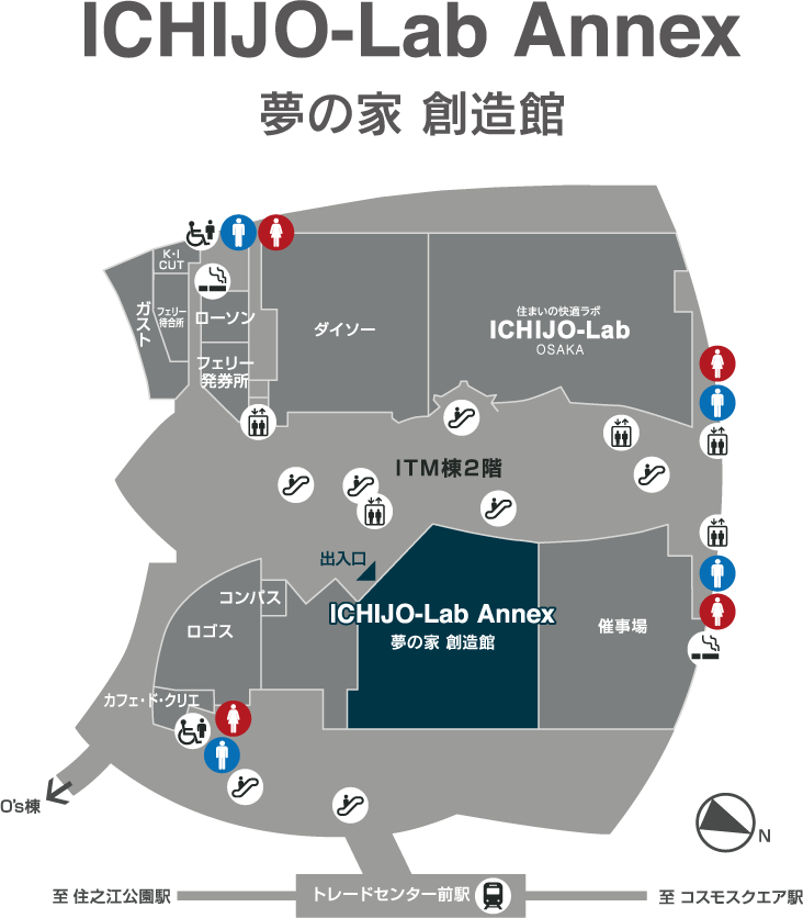 ICHIJO-Lab Annex フロアマップ