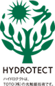 HYDROTECT ハイドロテクトはTOTO(株)の光触媒技術です。