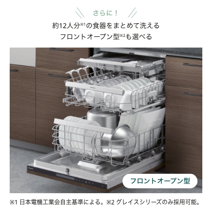 フロントオープン型