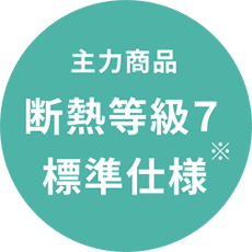 主力商品 断熱等級7標準仕様