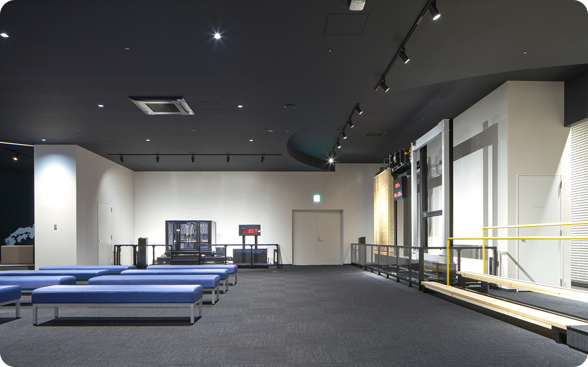 地震体験エリア