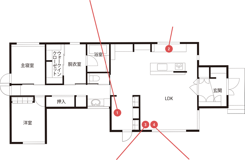 オーナー様の間取り実例01