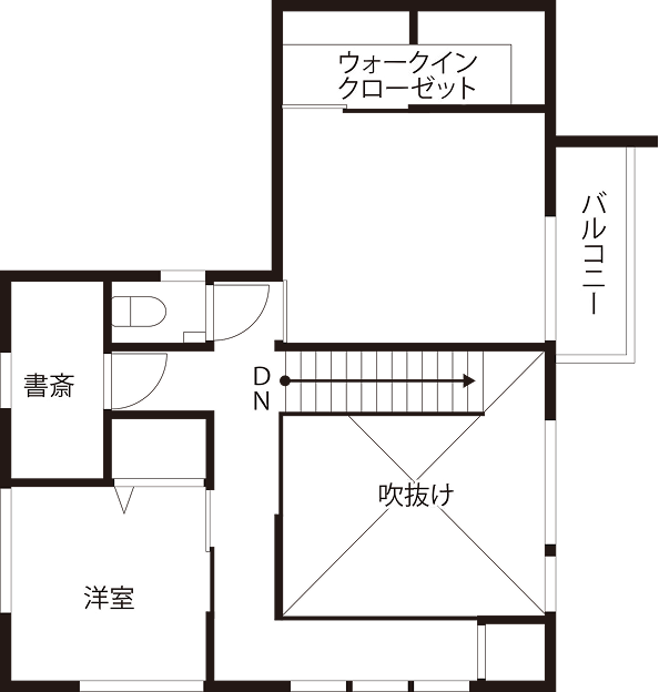 オーナー様の間取り実例02 2F