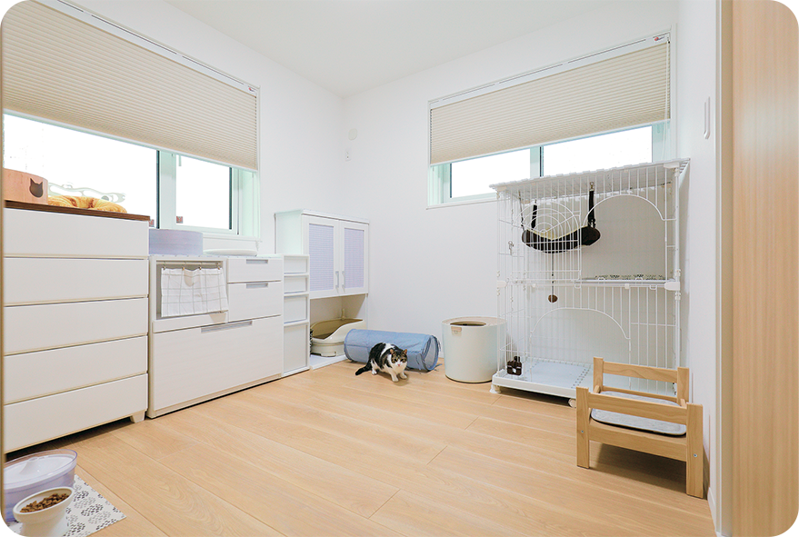 猫専用の部屋を計画