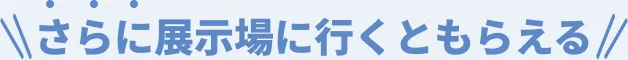 さらに展示場に行くともらえる