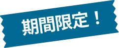 期間限定！
