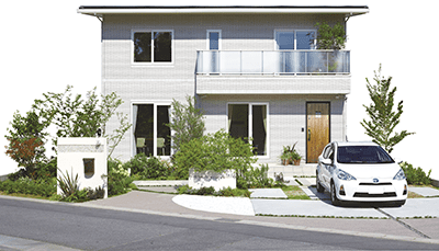 Flood-Resistant home and a car