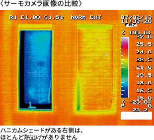 サーモカメラ画像の比較