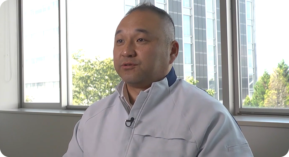 パナソニックエコシステムズ 清本訓央氏のインタビューの様子