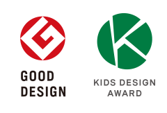 GOOD DESIGNロゴ、KIDS DESIGN AWARDロゴ