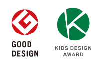 GOOD DESIGNロゴ、KIDS DESIGN AWARDロゴ