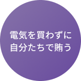 電気を買わずに自分たちで補う