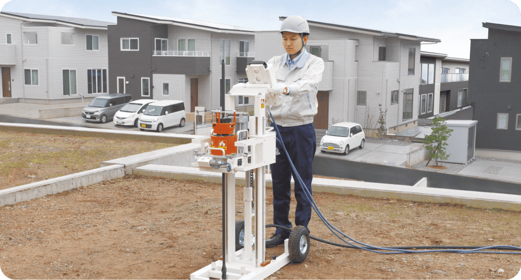 全棟地盤調査