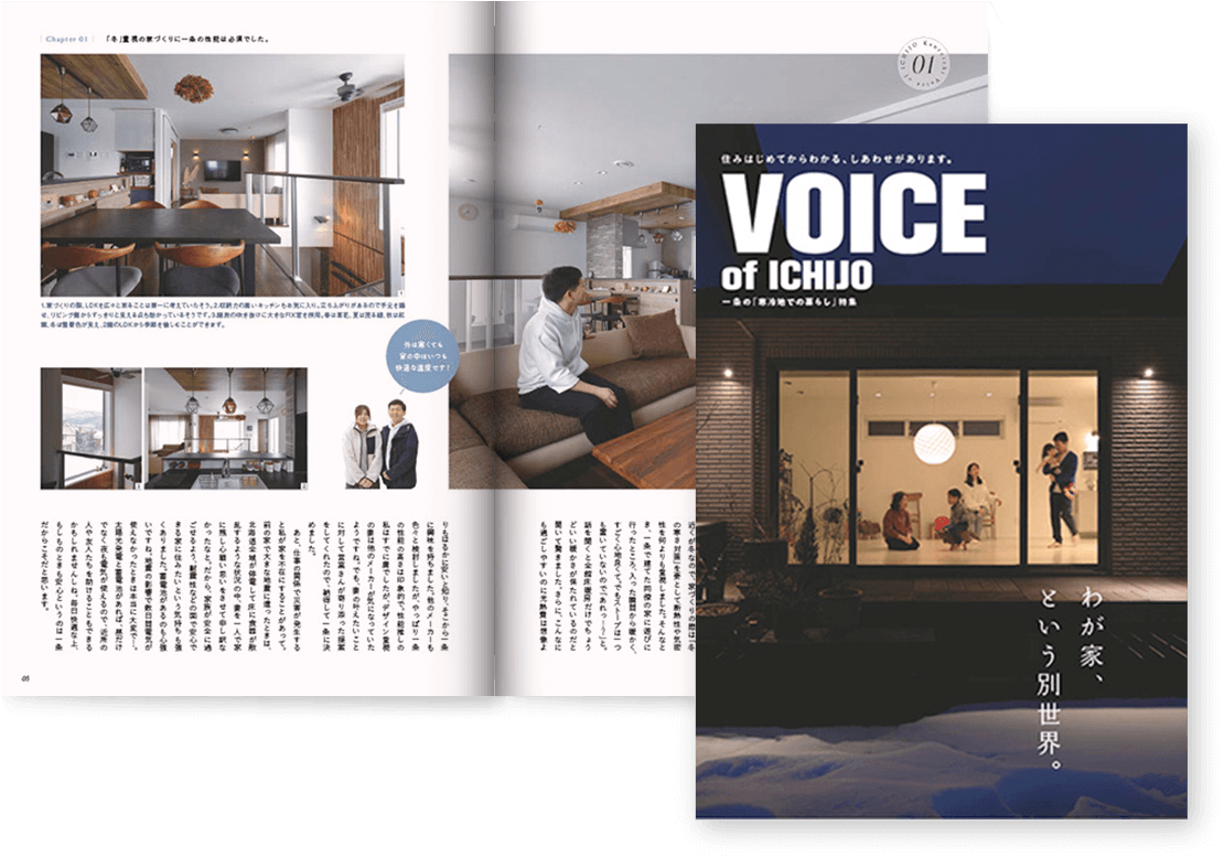 VOICE OF ICHIJO　わが家、という別世界。
