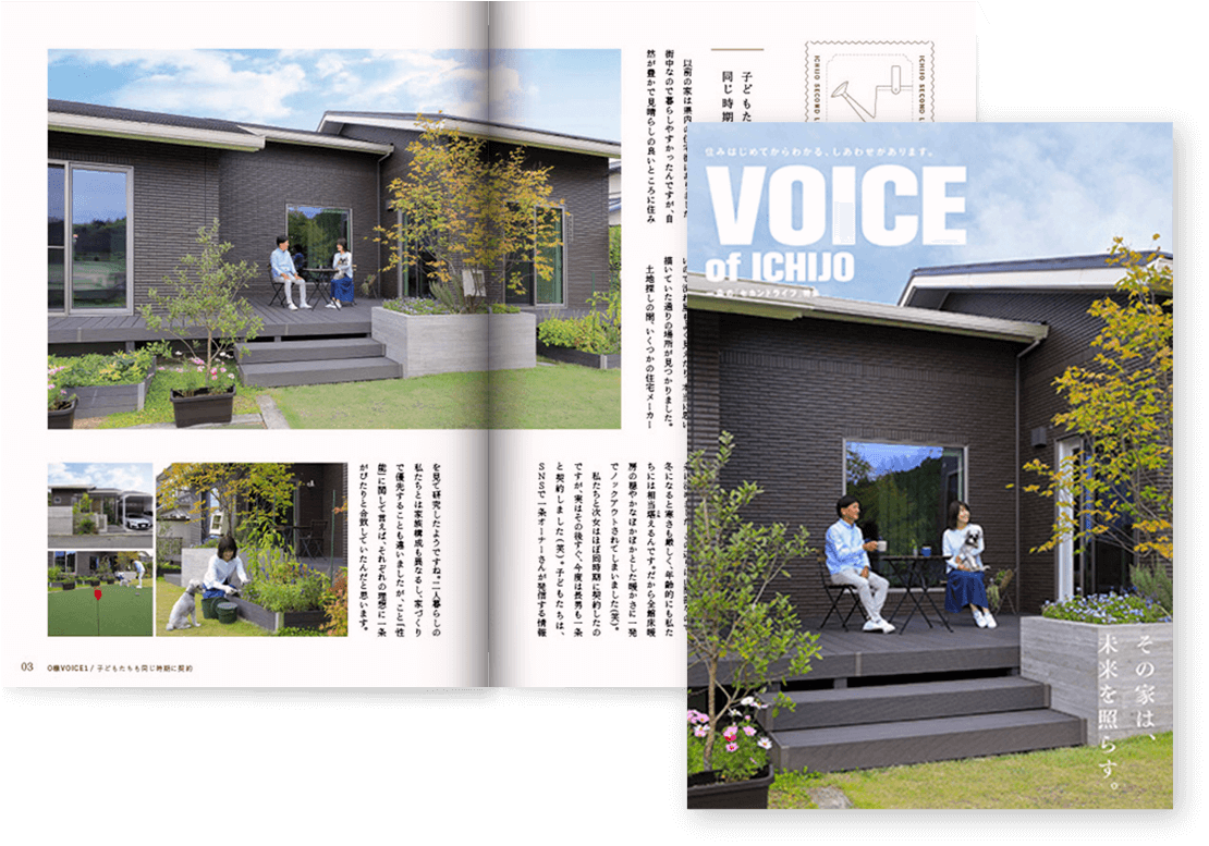 VOICE OF ICHIJO　その家は、未来を照らす。